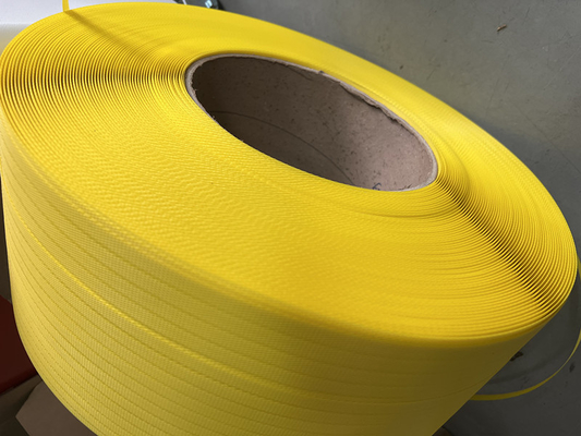 Máquina de fabricação de cintos de PP de alta velocidade, máquina de fabricação de cintos de PP de produção eficiente, embalagem automática, 10 kg/rolo
