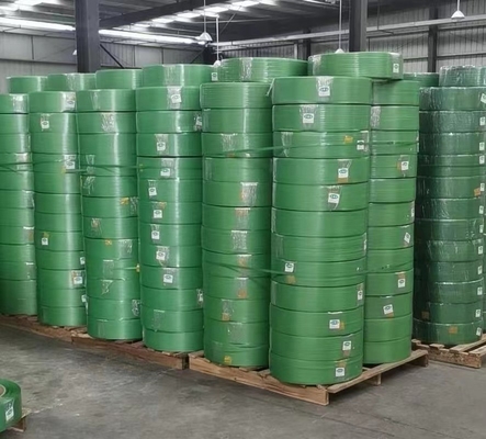 Linha de produção de cintos de PET, linha de produção de cintos de plástico verde, equipamento de produção de cintos de aço de plástico PET, largura: 9-35 mm