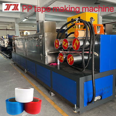 5-19mm linha de produção de cintos de embalagem PP PP Strap Making Machine controlada por PLC