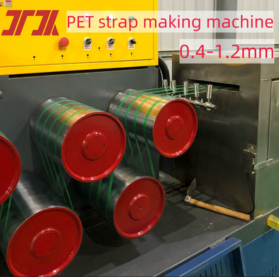 9-32mm Largura 280kg/H Máquina de Fabricação de Faixa de Pet Plástico com Reboco e Sistema de Controle PLC