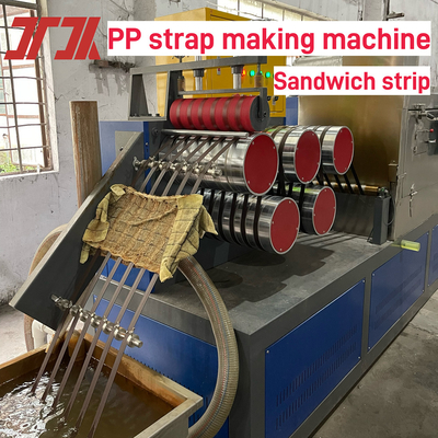 Controle por PLC 150-650kg/H Máquina de Fabricação de Cinturão de Embalagem