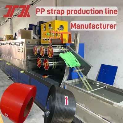 Máquina de produção de correias de PP de um só parafuso para largura de 5-19 mm com enrolador automático