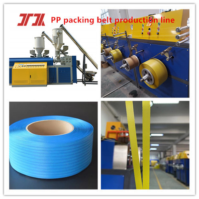 Máquina de fabricação de correias de 380V/220V PP com 200*180mm de diâmetro interno do núcleo da cinta Velocidade de até 250-300m/min
