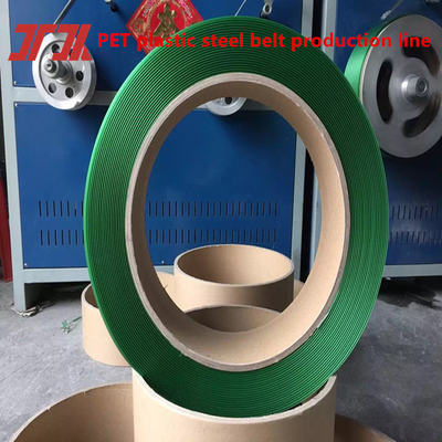 Linha de produção de extrusão de PET de correia de alta velocidade Capacidade de extrusão 100-600 kg/hora Equipada com máquina de enrolamento por servo