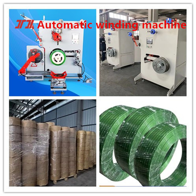 Equipamento de produção de cintos de aço de plástico PET sistema de controlo PLC máquina de enrolamento por servo 200-600KG/H