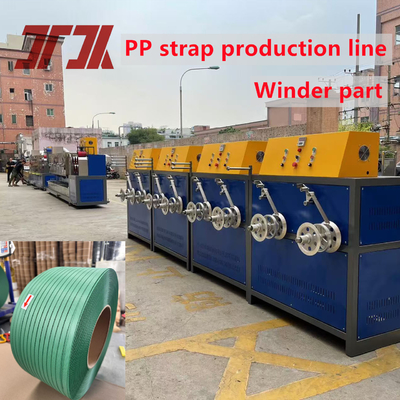 Máquina de fabricação de tiras de PP recicladas de parafuso único para indústria de embalagens