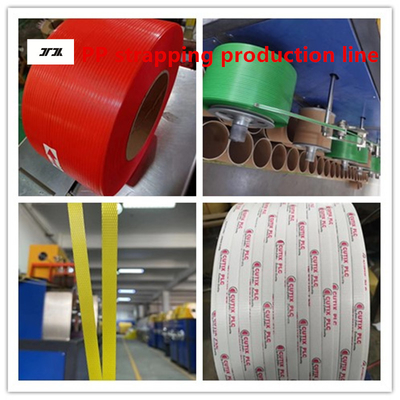 Linha de produção avançada de correias de polipropileno, extrusora de polipropileno, equipamento de correias de polipropileno para servo-enrolador