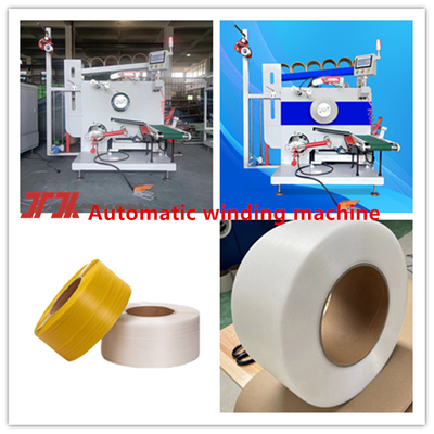 Máquinas de embalagem Máquina de enrolar automática de PP PET Máquina de enrolar servo Largura 5-19 mm