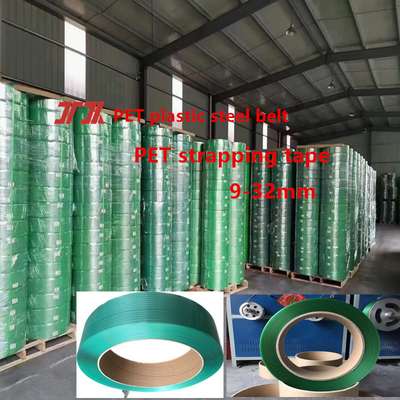 Materiais de embalagem por grosso Filamentos de PET verde Filamentos de PET plástico de aço para filamentos de alumínio