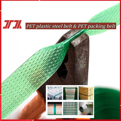 Materiais de embalagem por grosso Filamentos de PET verde Filamentos de PET plástico de aço para filamentos de alumínio