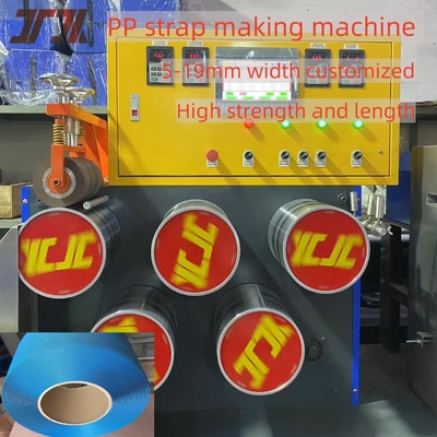 Máquina de fabricação de cintos de embalagem automática personalizada com sistema PLC