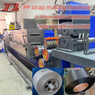 5-19mm Single Double Screw PP Packing Belt Making Line com alta resistência e comprimento