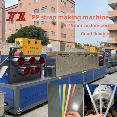 Máquina de fabricação de cintos de embalagem automática personalizada com sistema PLC