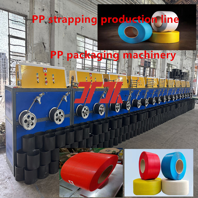 5-19mm Máquina de Fabricação de Cinturão de PP personalizada para uso de Cinturão de PP para Cartões de Carga Leve Madeira 50-350kg Resistência à Tensão