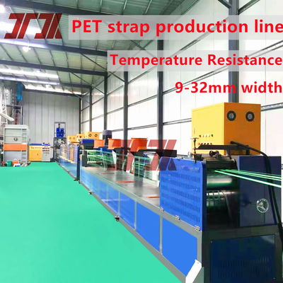 Banda de poliéster em relevo verde, adequada para fixar feixes leves