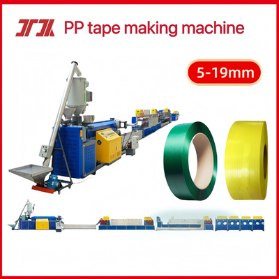 Máquina de fabricação de tiras de polipropileno de 110 mm de diâmetro de parafuso com tipo de núcleo de papel