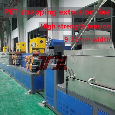 Máquinas de embalagem Equipamento de correia de aço PET de plástico extrusora de correia de aço PET de plástico com 100-600 kg/h