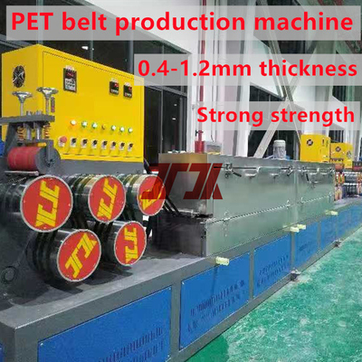 9-32mm Customizado Verde em relevo PET Correias 4output Machine Making Com GUOMAO motor e controle automático PLC