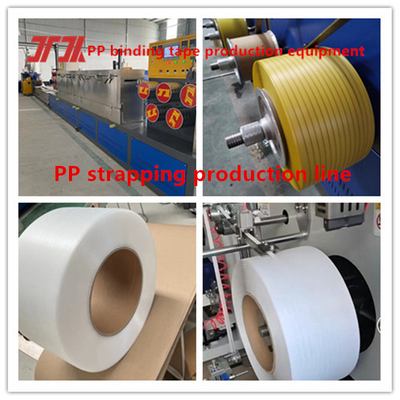Máquina de fabricação de tiras de PP ajustável com extrusora de parafuso único ou duplo para material reciclado e polipropileno