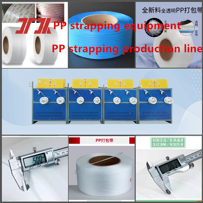 Máquinas de plástico PP extrusora PP equipamento de correia de PP Linha de produção de correia de PP com 5-19mm