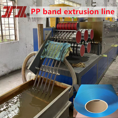 Fabricação de tiras de PP para máquina de embalagem automática Use linha de produção de tiras de PP com boa flexibilidade e comprimento