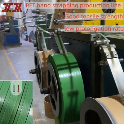 220-250KG/H Capacidade Cinturão de Pet Produção de linha de extrusão de plástico com 3,5m2 área de filtro e limpo enrolador enrolador