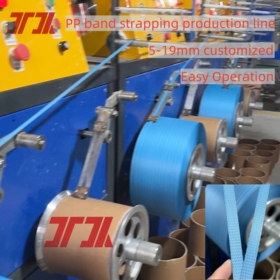 800 kg/h Pp Banda de Fios 12 Fios Máquina de Fabricação de Saída Com Extrusão de Alto Desempenho e Cabeça de Matriz de Precisão