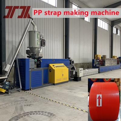280 kg/h PP 4Straps Output Making Machine com sistema de controlo PLC e 250-300m/min de alta velocidade