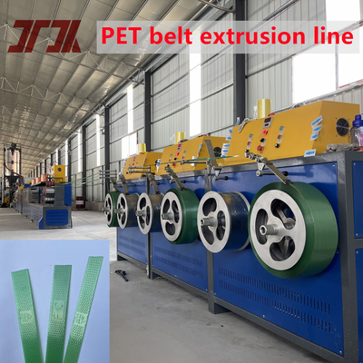 280 kg/h Capacidade PET Package Box Strap Extrusion Making Machine 2 Linha Equipada Com Enrolador Automático Com Controle PLC