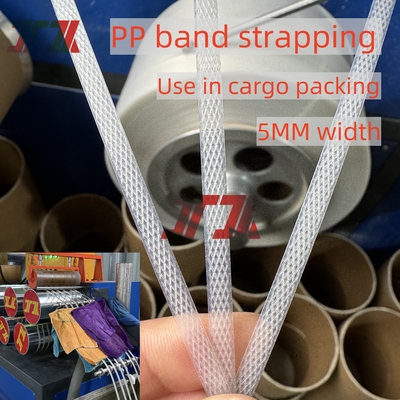 100% de material reciclado usando banda de filamento de PP máquina de fazer com enrolador automático 5-19mm largura personalizada