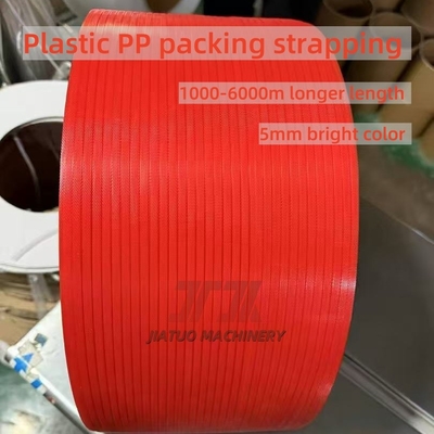 5mm-19mm Caixa colorida embalagem PP Polypropylene Strapping Band com logotipo Impressão de plástico Strap Roll