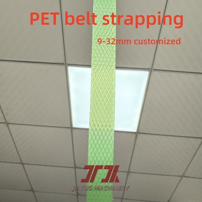 Máquina de extrusão de banda de cinta de plástico PP PET de largura 5-32 mm com PLC automático e resistência à alta tensão