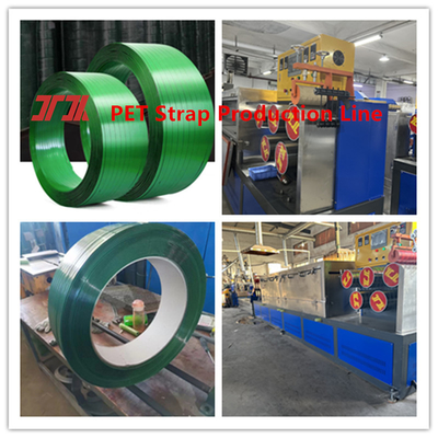9-25mm Single Screw/Twin Screw PET Plastic Steel Belt Equipamento de produção de PET Strapping Belt Linha de produção de PET Strapping Belt PET Embalagem de cinto com sistema de controle PLC