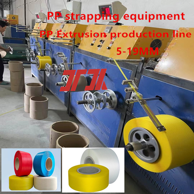 200-600kg/H PP Faixa de embalagem de plástico Máquina de fabricação Fazer boa qualidade comprimento mais longo PP Strapping