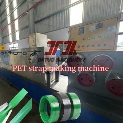 350-950kg força PET cinturão de plástico de correia de extrusora de banda de fabricação de máquina Linha de produção com enrolador automático e servomotor