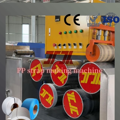 Única máquina de empacotamento plástico automática PP do parafuso que prende com correias a faixa que faz a máquina
