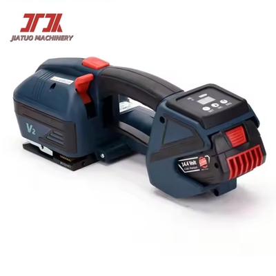Máquina de cintagem manual elétrica OEM para cintas PET de 0,5 mm, selagem com bateria, máquina de embalagem pneumática