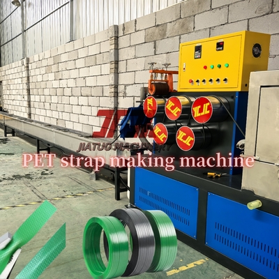 Processamento de plástico PET Strapping Machine Making 9-32mm Largura com extrusora de parafuso único Forte resistência