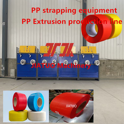 Linha de produção de extrusores de plástico de PP 5-19 mm Equipamento de correia de PP com motor GUGAO de 55 kW