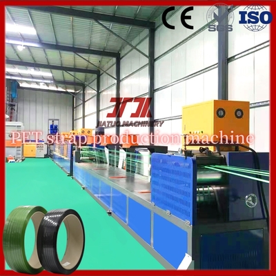 Máquina de fabricação de tiras de PET de 300-330 kg/h, com área de filtro de 3,5 m2 e enrolador automático