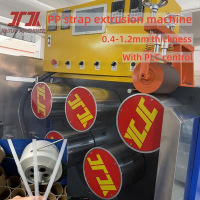 Linha de Produção de Extrusora de Fita de Embalagem PP Com Rosca Exclusiva e Bobinador Automático