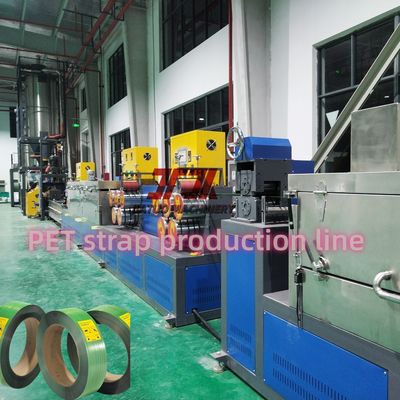 1-6 strip PET tape making machine 9-32 mm PET plastic steel tape equipment with automatic winding machine