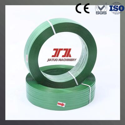 16 mm verde poliéster liso PET Strapping resistência ao tempo Palet Packing Belt para remessas