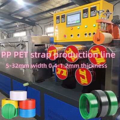 9-32mm Pet Strapping Band Making Machine Com Máquina Automática de Reboco de Precisão