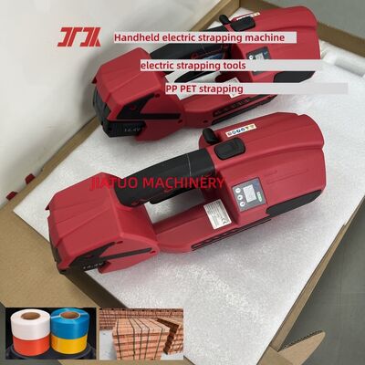 Máquina elétrica portátil de fixação de correias, fixação de correias em PP PET, fixação de correias automática