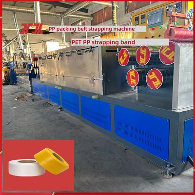 Máquina de fabricação de tiras de polipropileno de 110 mm de diâmetro de parafuso com tipo de núcleo de papel