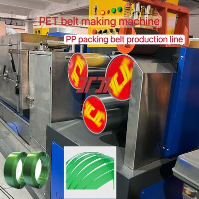 Máquina para fabricação de fita PET, linha de produção de fita PP de alta velocidade, 100-600 kg/h de capacidade de extrusão