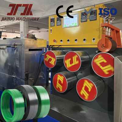 Máquina de fabricação de tiras de poliéster com bomba de fusão de 100CC