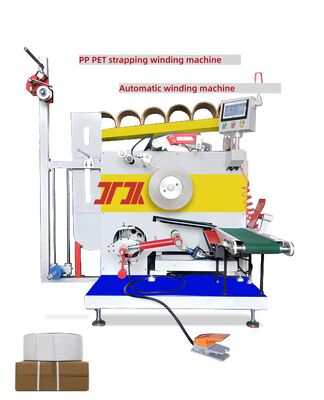Máquina de enrolar automática 5-25mm PP PET Strap Winding Machine modo de controlo PLC