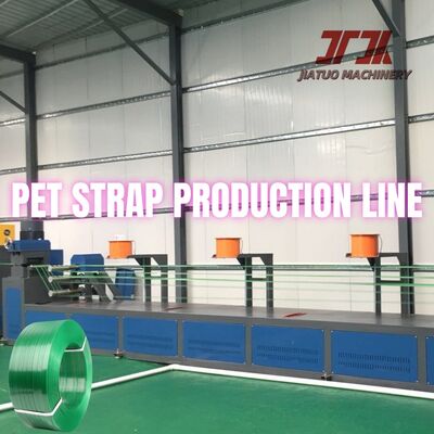 225-250 kg/h PET Strapping Strap Band Making Extrusion Machine Controlado por PLC